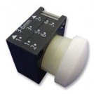 Indicator luminos alb lentila cu inele concentrice Siemens